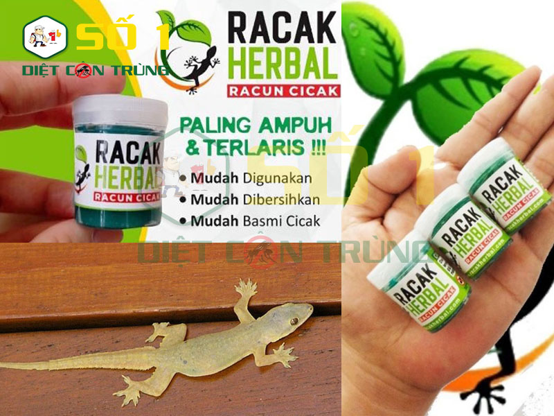 Thuốc diệt thằn lằn trong nhà Racak Herbal