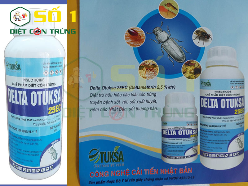 Thành phần của thuốc diệt côn trùng Delta Otuksa 25EC