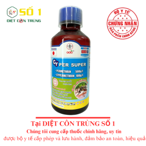 Thuốc diệt Muỗi CYPER SUPER 600EC